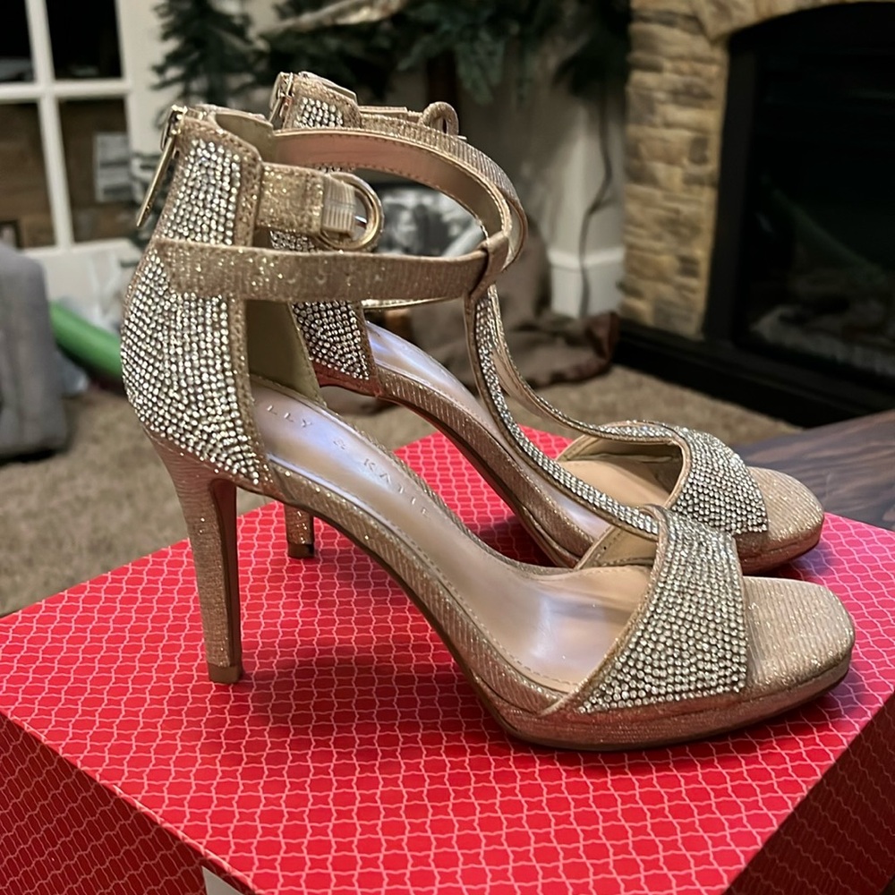 Kelly & Katie Rhinestone Heels